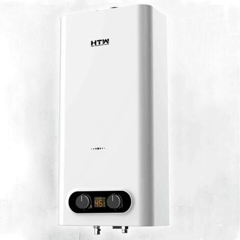 Réchauffeur de gaz butane 11 L atmosphérique automatique – Allumage par batterie – Contrôle température LED – Dimensions 330x679x213 mm – ATH