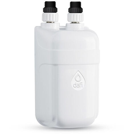 Chauffe-eau instantané 5,5 kW – Dimensions compactes pour installation sous évier – Orientation 90° – POZ03579 – Dafi