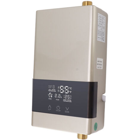 Chauffe-eau instantané 6000 W, installation facile, écran tactile, chauffe-eau automatique à température constante