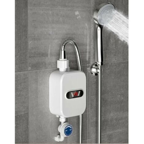Chauffe-eau instantané électrique Mini chauffe-eau Mini chauffe-eau rapide 3000W 220V pour cuisine salle de bain douche