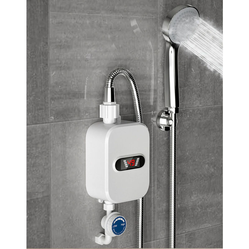 Ugreat - Chauffe eau instantané électrique Mini chauffe eau Mini chauffe eau rapide 3500W 220V pour cuisine salle de bain douche