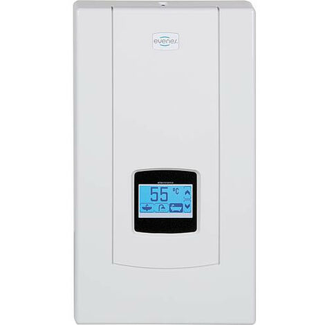 Chauffe-eau instantane evenes PPVE Focus electronique, LCD 17/18/21/24KW, 400 Volt