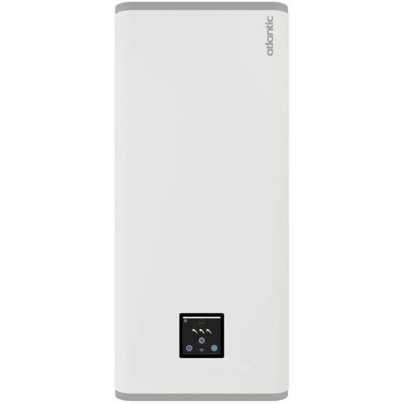 Atlantic - Chauffe-eau plat multi postions lineo stéatite connecté 65L Blanc - 157207