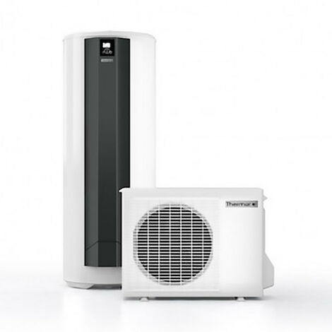 Chauffe-eau thermo + U.E. Aéromax Split 2 Thermor - 1800W - Vertical Stable - 200L - 4 personnes