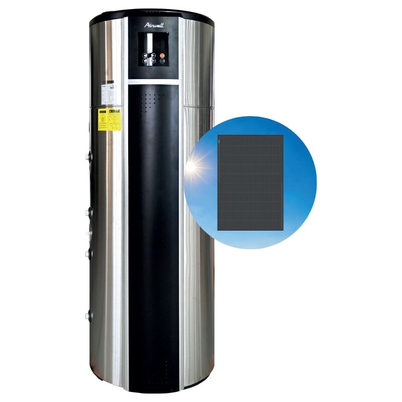Airwell - Chauffe-eau thermodynamique tfhz Eleo vertical sur socle 300L