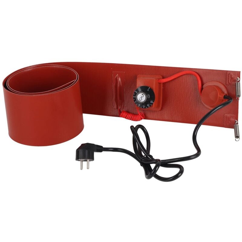 Chauffe-fût en Métal 200L, Chauffe-fût 1000W Bande Chauffante pour Chauffe-fût Résistant 125mmx1740mm - Sjlerst