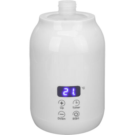 Chauffe-huile de massage à écran tactile LED, réglage thermique pour flacons d'huiles essentielles, 110-240V adaptateur UE