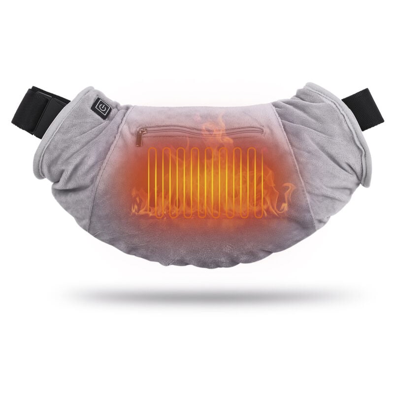 Chauffe-mains électrique chauffant pour temps froid, sac banane pour chasse, ski, camping