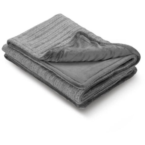 Chauffe Matelas - Chauffant Confort Couverture e reversible en maille - MEDISANA - HB 680 - Chauffe rapide 120 W - Arret auto