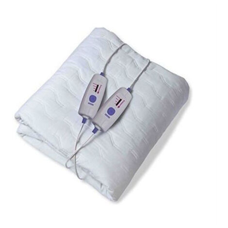 Chauffe-matelas Pekatherm doublé en coton 150 W Blanc
