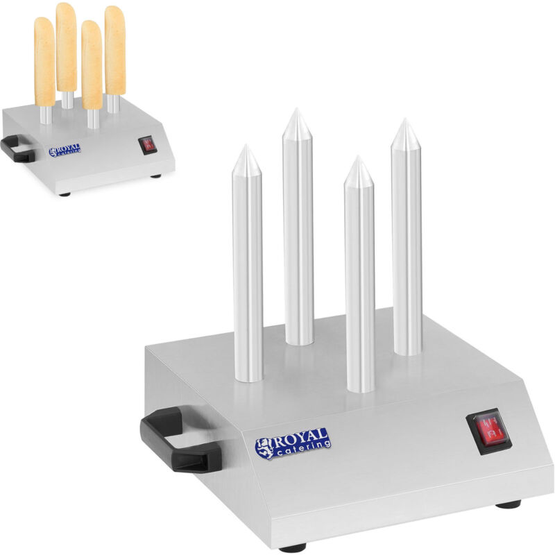 Royal Catering - Chauffe-Pain à Grille-Pain 4 Pièces Hot-Maker Maker Spießtoaster 200W Cuiseur