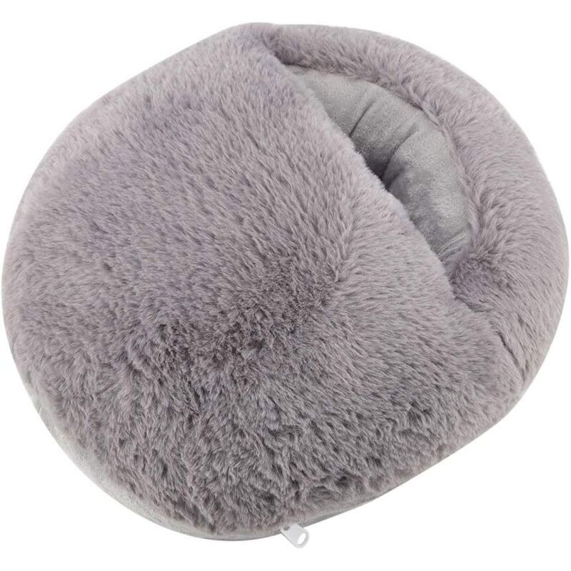 Chauffe-pieds Chauffants Coussin Rechargeable USB Chauffe-pieds en Peluche Coussin Chauffant électrique Bureau D'hiver Chaussures Chauffantes Semelle