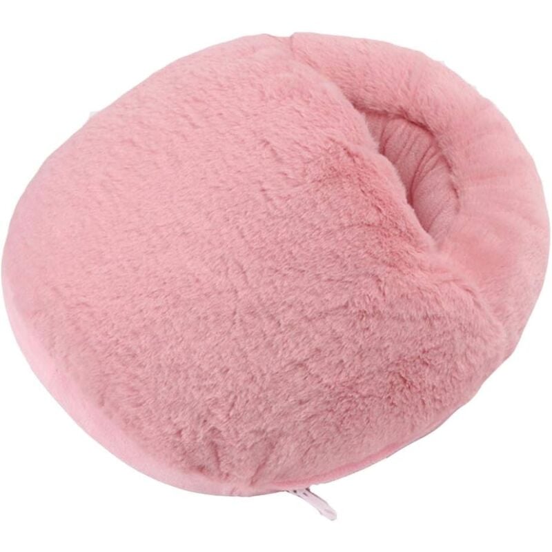 Choyclit - Chauffe-pieds - Chaussures chauffantes chaudes et confortables - Pour le camping, la randonnée, les voyages, le bureau,rose