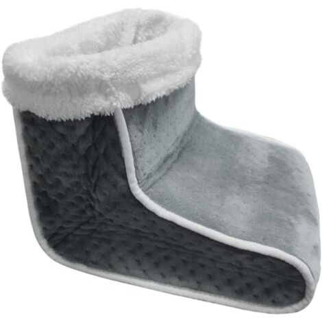 Chauffe-pieds électrique sous le bureau, chauffage rapide, 6 réglages de température, 4 minuteries, gris