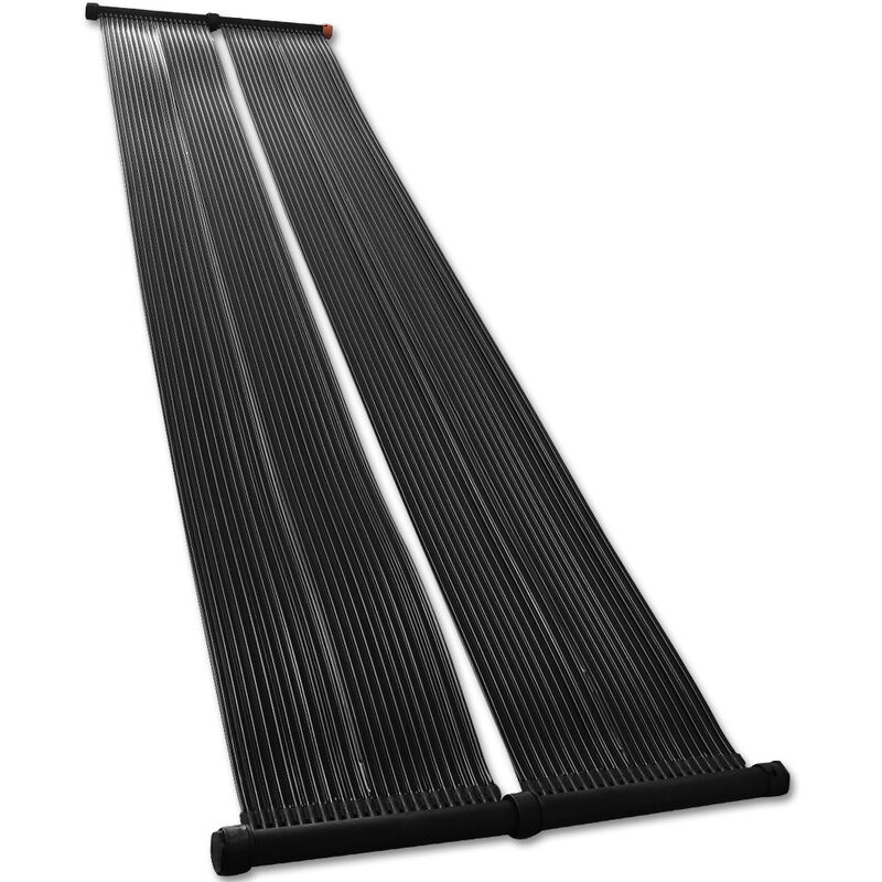 Vicco - Chauffe-piscine 70x300cm Noir chauffage solaire absorbeur