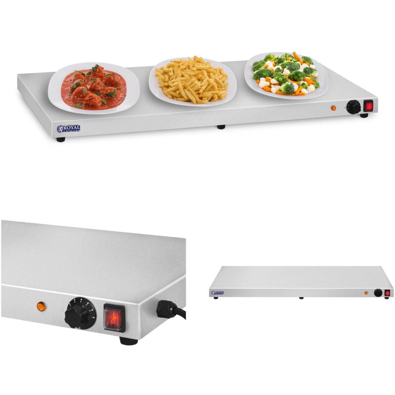 Chauffe Plat Buffet Alimentaire Plaque Chauffante Maintien Chaud 35 - 90° 600W