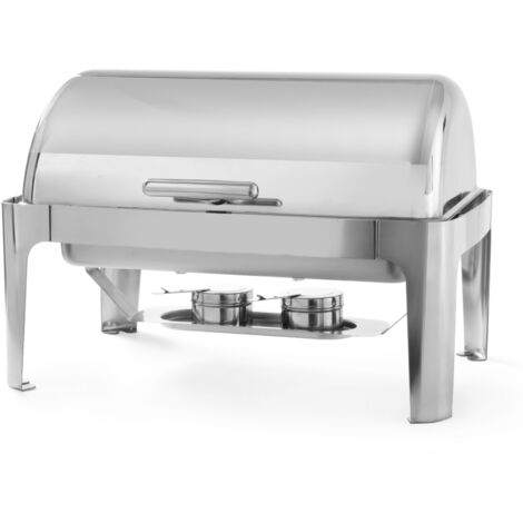 Chauffe-plats en acier RollTop GN1/1 65 mm pour pâtes - Hendi 470305