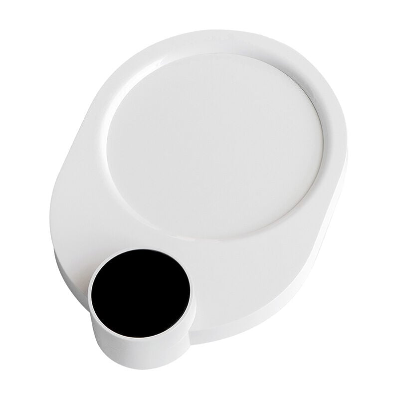 Aougo - Chauffe-Tasse, Chauffe-café électrique pour Bureau avec arrêt Automatique, Affichage led réglable en continu à 3 températures(blanc)