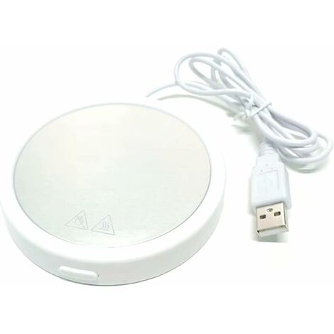 Chauffe-tasse USB avec commutateur de capteur de gravité Hiver 55c  Température constante Tasse à café Plus chaud De bureau Chauffe-tasse  électrique Pour Café Lait Thé Eau Offi