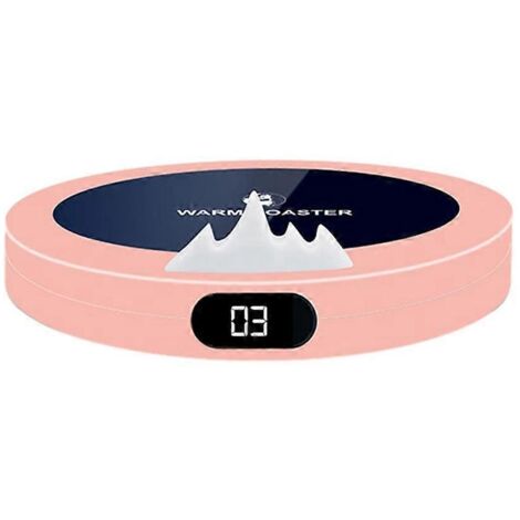Chauffe-tasses intelligent 10W à chauffage rapide - Rose