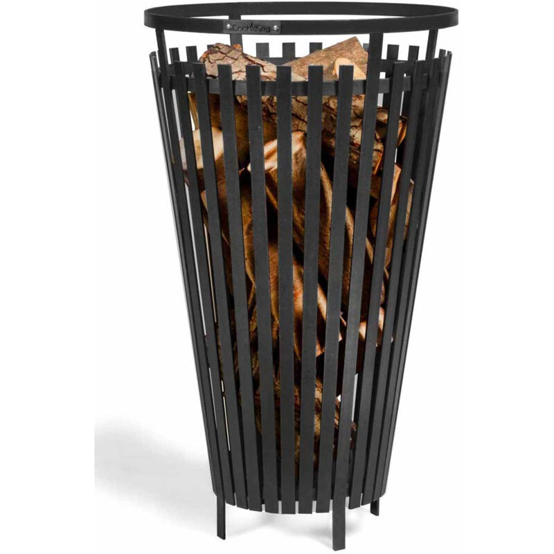 Farmcook - Foyer extérieur flame, acier naturel, 76cm de hauteur, CookKing, 111450
