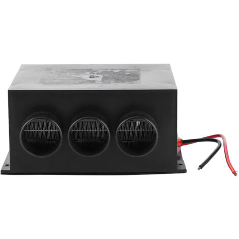 Chauffe-voiture 12V, chauffe-hiver portable 3 trous, dégivreur de pare-brise de voiture, désembuage