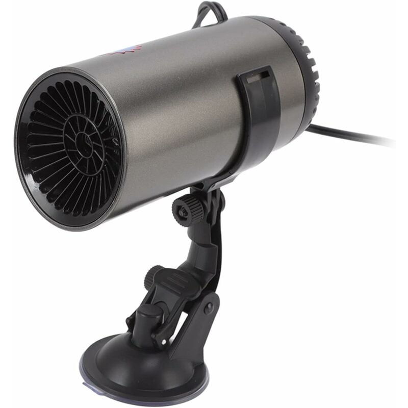Chauffe-Voiture Portable 12V 150W Hiver Chauffe-Voiture Désembueur Désembueur Ventilateur Plug in Cigarette pour Pare-Brise de véhicule