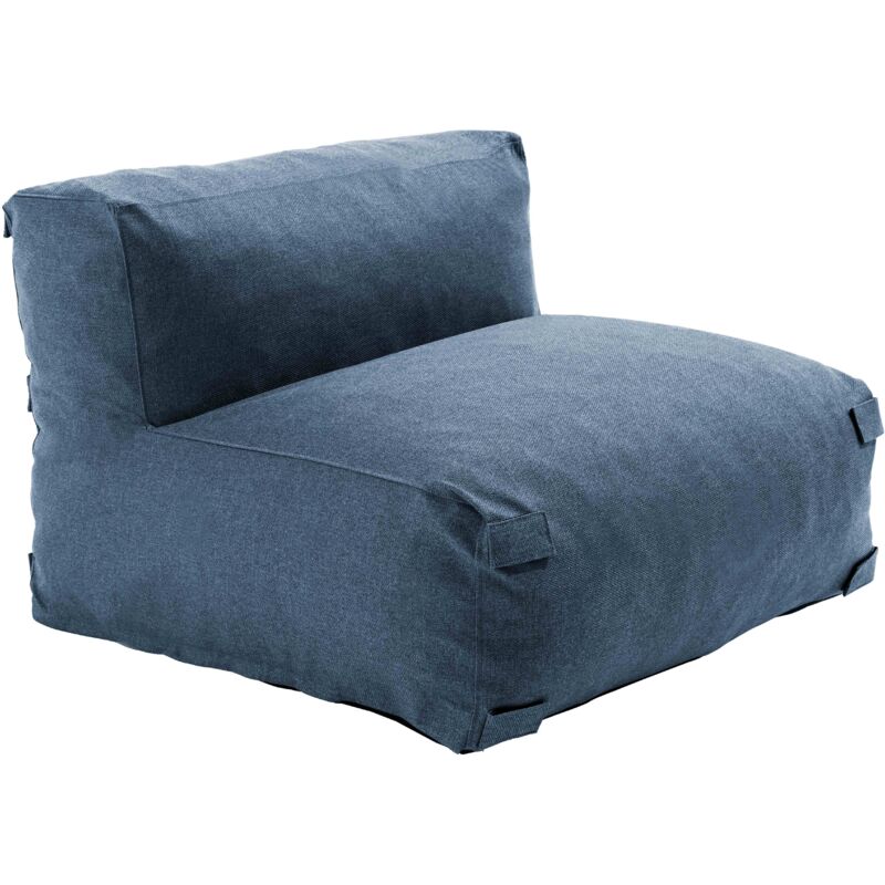 Oviala - Fauteuil pour canapé modulable bleu pacific - Mixi