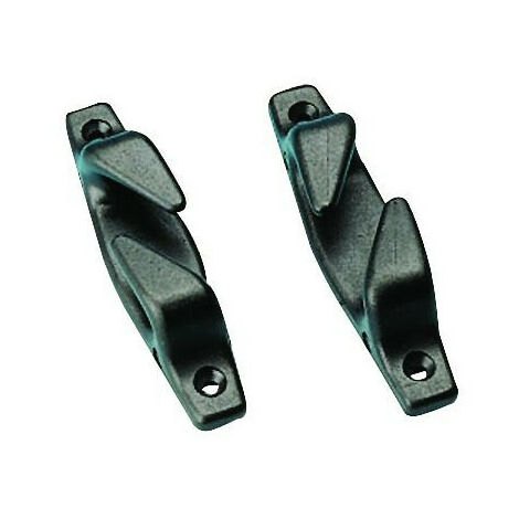 Chaumard plastique paire gauche/droite - NUOVA RADE - noir - 160 mm