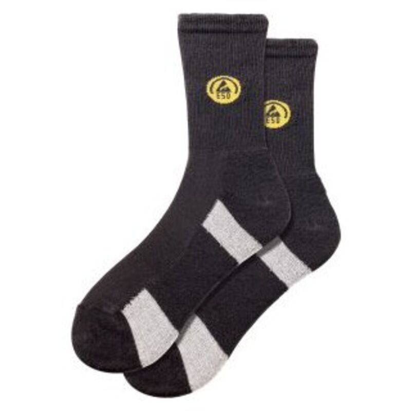 Chausette , esd, Gr42-44,noir/gris Fortis