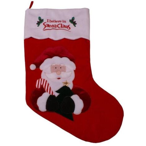 Chaussette de Noël Père Noël LUX 65 cm