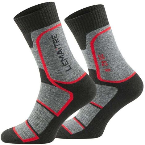 Chaussette de travail hiver Lemaitre Lemat Gris 43-45