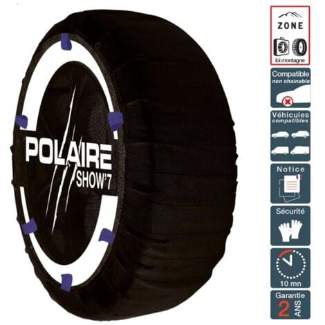 Chaussette neige ultra résistante montage facile pour pneu 220/55R390 Polaire  0S53-S7IA-17
