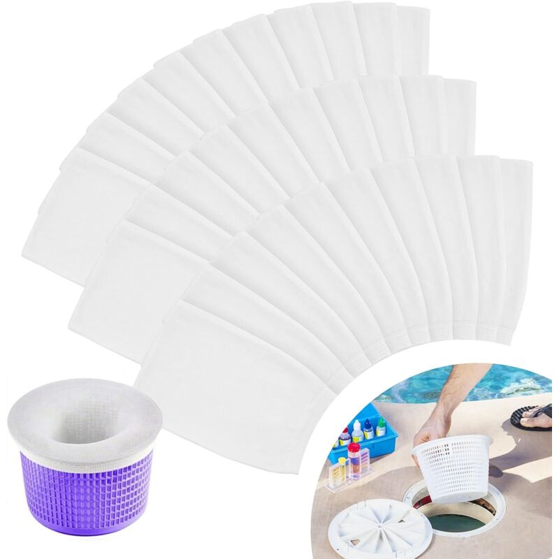 Coocheer - Chaussette Skimmer Piscine, Chaussettes Skimmer Reutilisable pour Panier