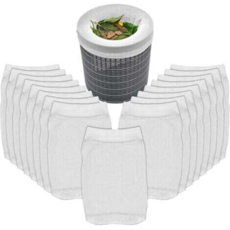 Chaussette skimmer piscine,Chaussette filtre Piscine,Prefiltre Skimmer Réutilisable et Super Élastique pour Peuvent Emprisonner Pollen,Feuilles,Cheveux,l'Huile,les Insectes(20pcs)