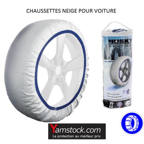 Chaussettes à neige taille M – Lot de 2 – Homologuées TUV – Conduite confortable sur glace et neige – Compatibles ABS – Sumex