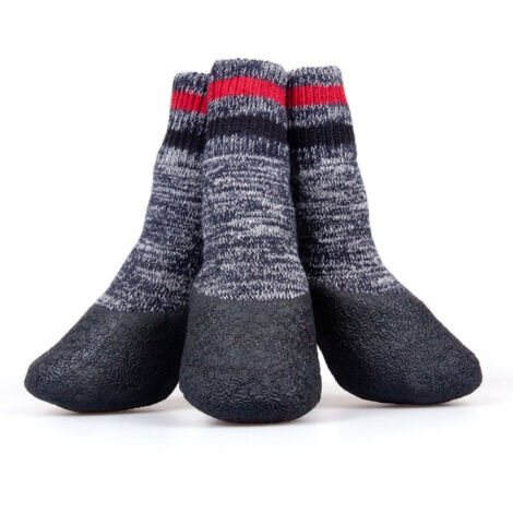 Chaussettes antidérapantes ajustables et imperméables pour chiens petits, moyens et grands, XL