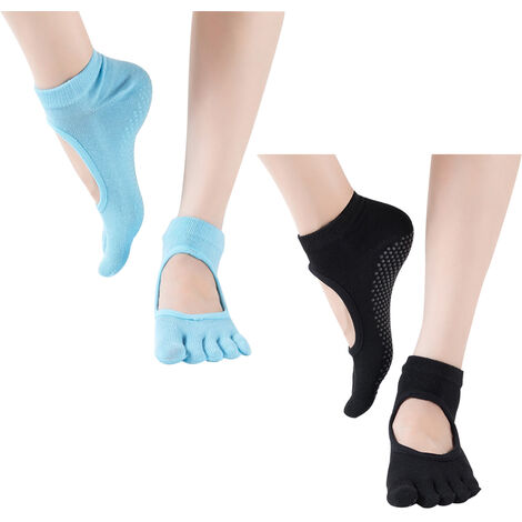 Chaussettes antidérapantes Grip pour Pilates, Barre, Yoga, Ballet