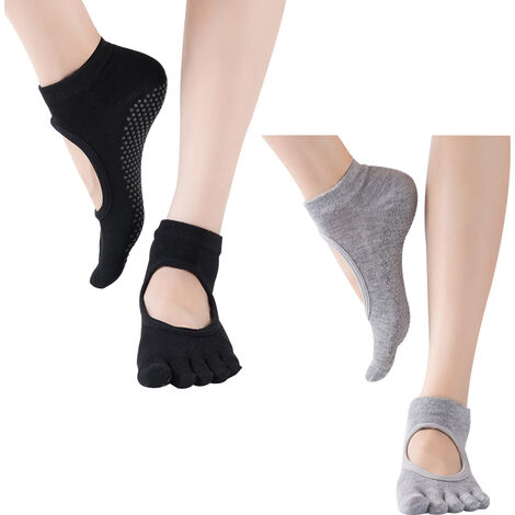 Chaussettes antidérapantes Grip pour Pilates, Barre, Yoga, Ballet
