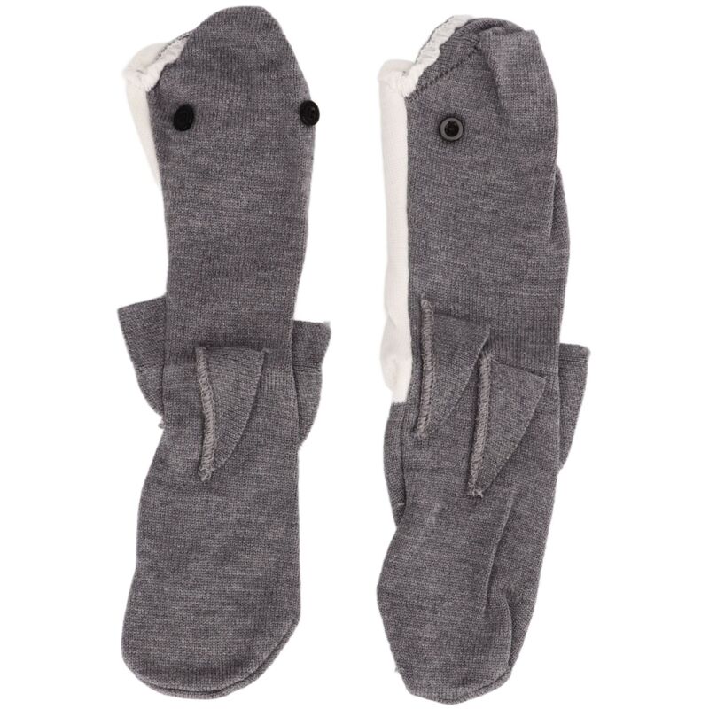 Chaussettes Chaudes Hiver Animaux Drôles - Cadeaux Noël Unisex, Chaussettes Épaisses en Coton Requin pour Intérieur