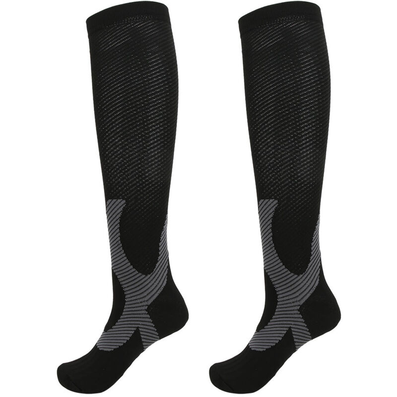Chaussettes de Compression pour Sport Anti-Fatigue - Genou Haute L/XL