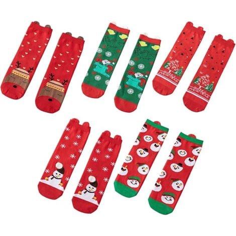 Chaussettes de nol pour femmes, chaussettes décontractées amusantes, en coton, unisexes, chaudes, amusantes, vacances, nouveauté pour adultes