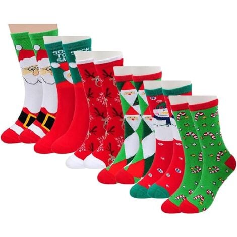 Chaussettes de nol pour femmes, chaussettes décontractées amusantes, en coton, unisexes, chaudes, amusantes, vacances, nouveauté pour adultes