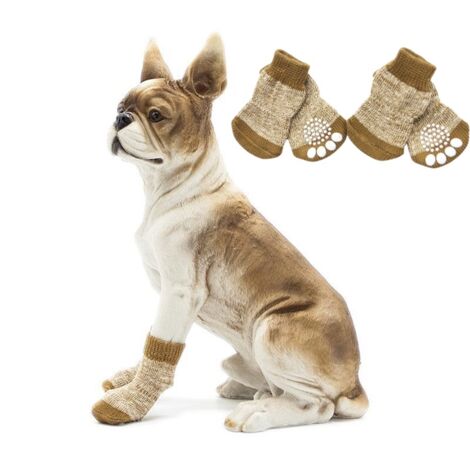 Chaussettes de protection en coton pour chien