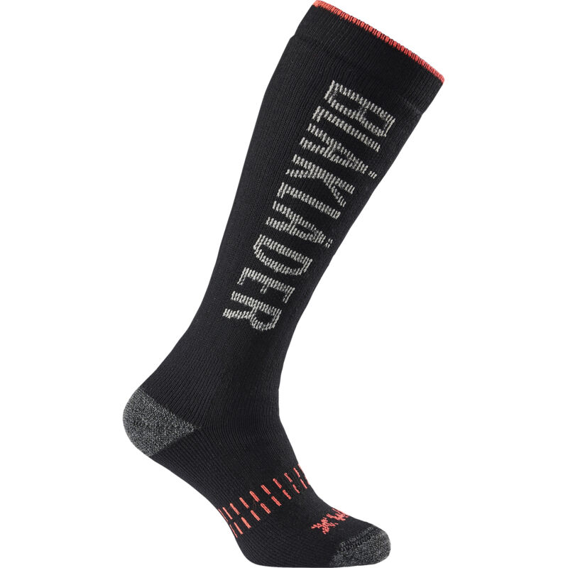 Chaussettes xwarm Noir/Rouge Fluo 36-39