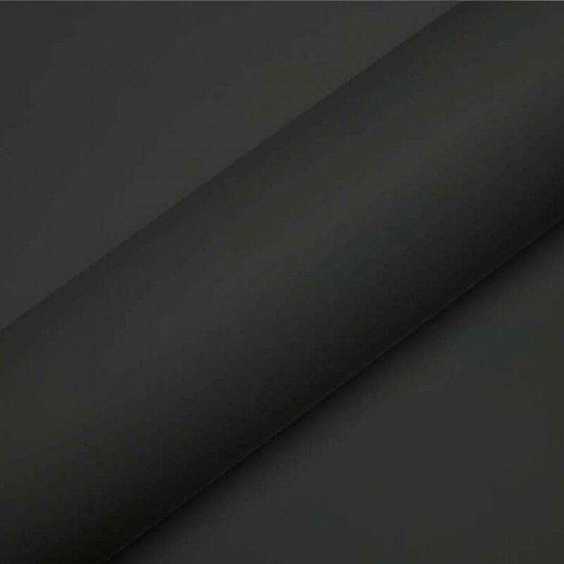 Dimexact - Covering noir mat pour surface plane avec colle airflow - 122 cm x 1.5 m - En Rouleau