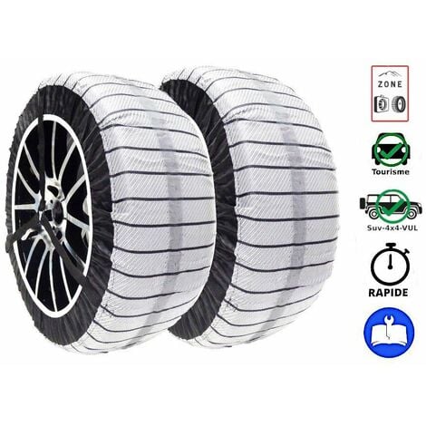 Set Chaines Neige Montage Rapide SUV Konig Easy-fit 255/55 / 19 255 55 R19  Off