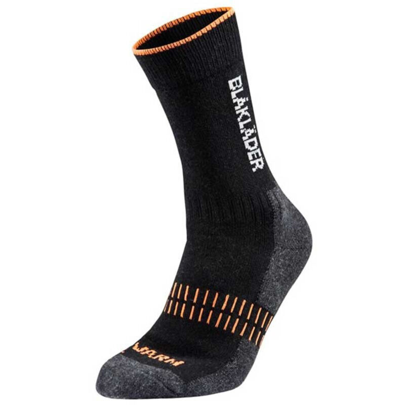 Chaussettes warm Noir/Orange Fluo - 2192 - Noir / Orange - 36/39 - Blaklader