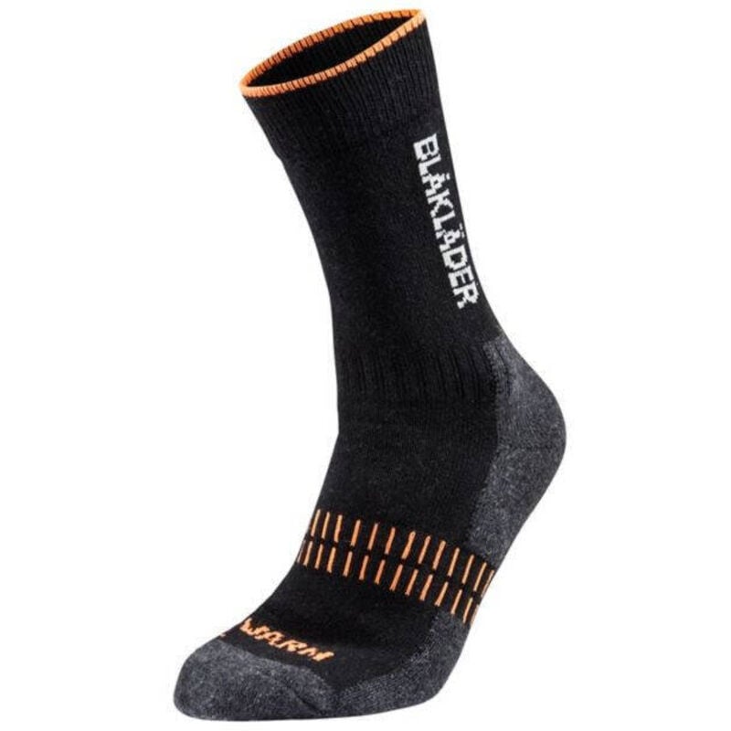 Chaussettes warm Noir/Orange Fluo - 2192 - Noir / Orange - 45/48 - Blaklader