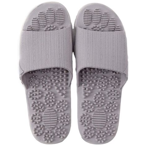 Chaussons De Massage Des Pieds Adulte Unisexe 43/44（Gris Clair） MINKUROW